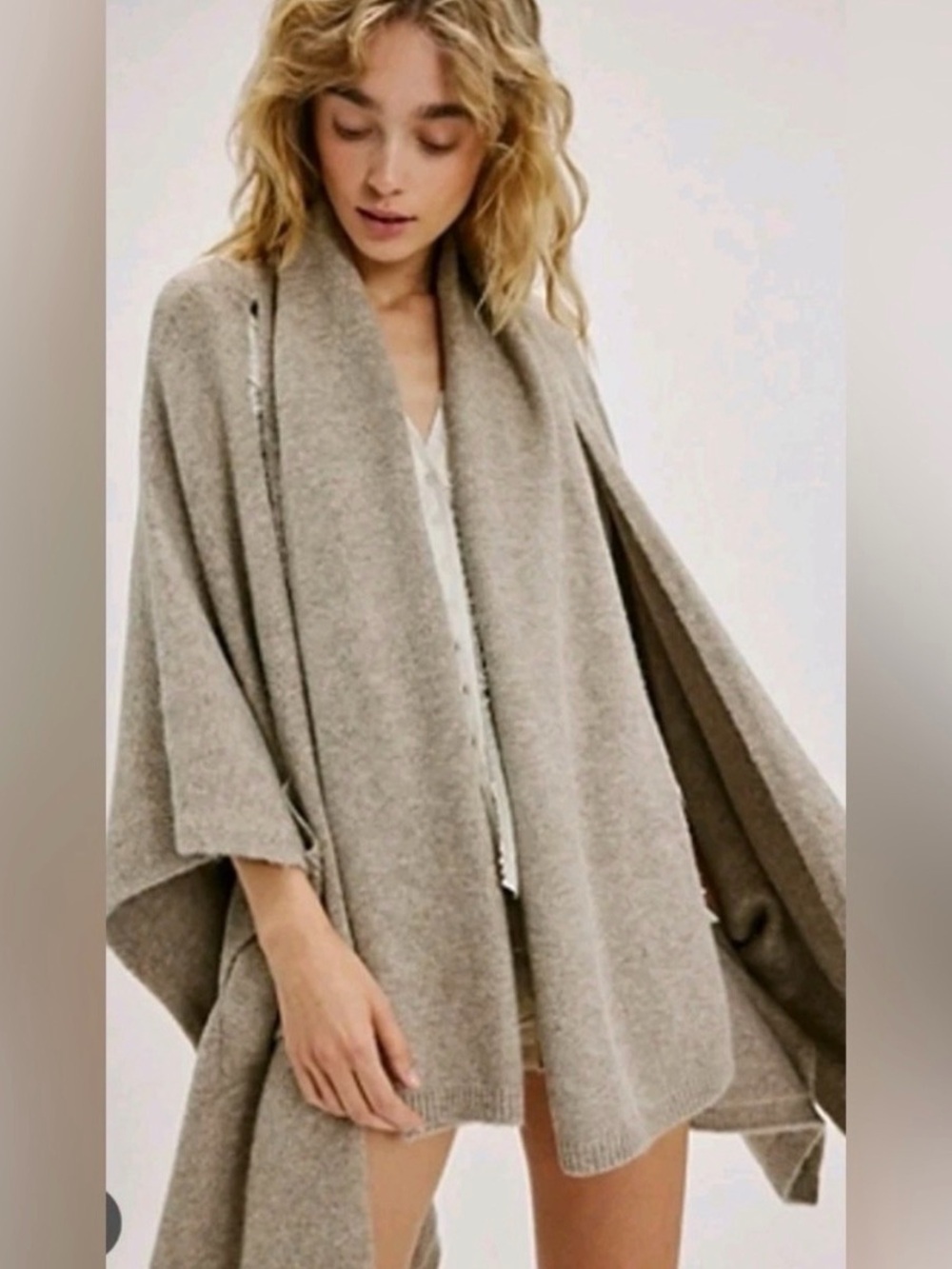 Free People - Ellie Scarf Wrap Duster NWT - Picture 3 of 3